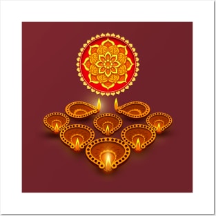 Diwali Festival Lights V2 Posters and Art